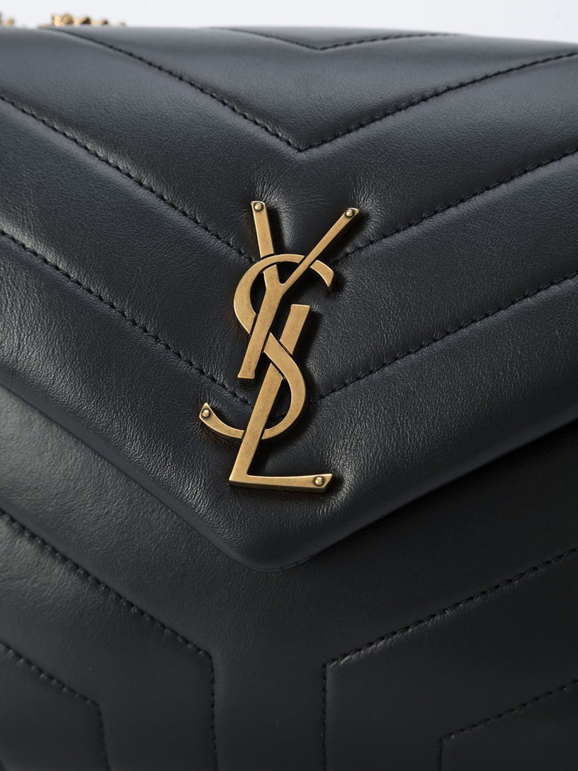 Small Loulou in quilted leather
