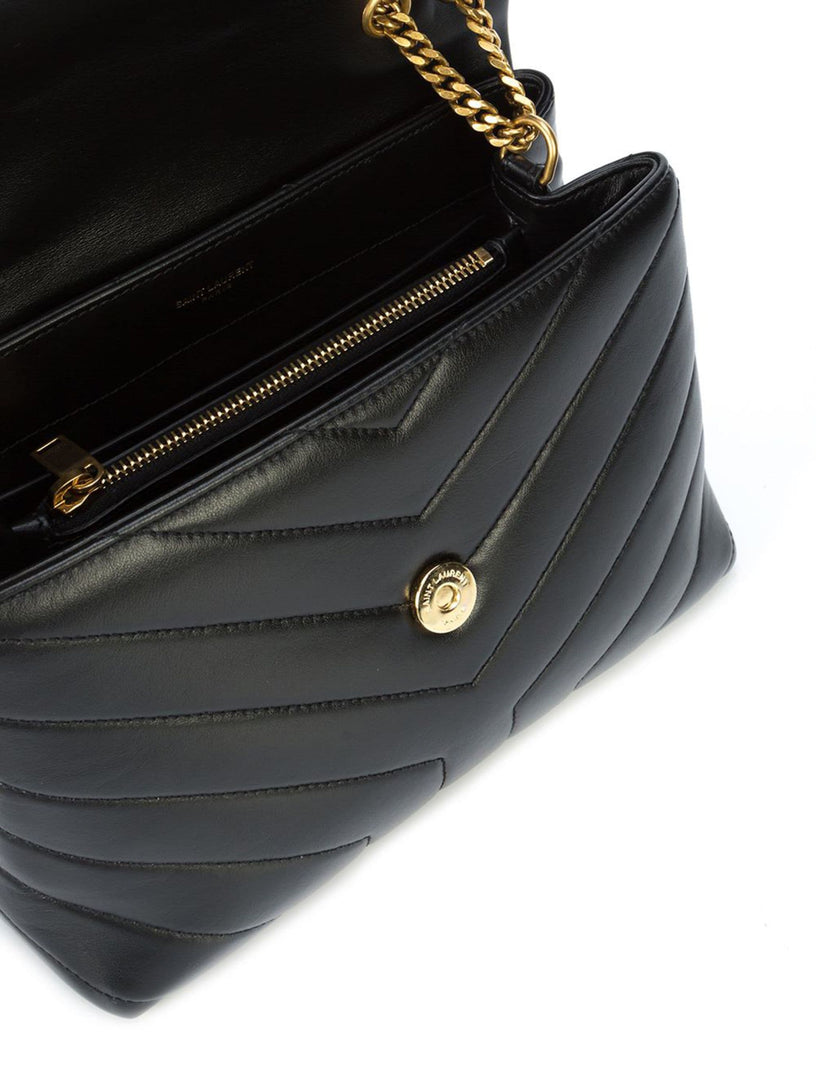 Small Loulou in quilted leather