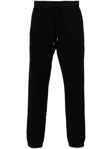Tracksuit-style trousers in brushed fabric
