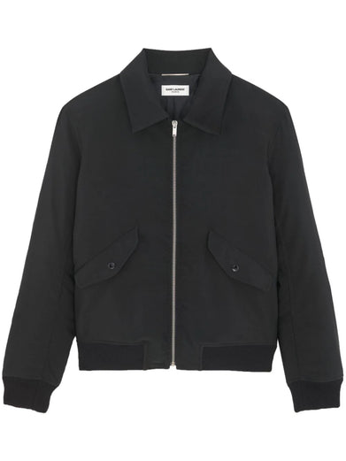 Bomber Jacket in Faille