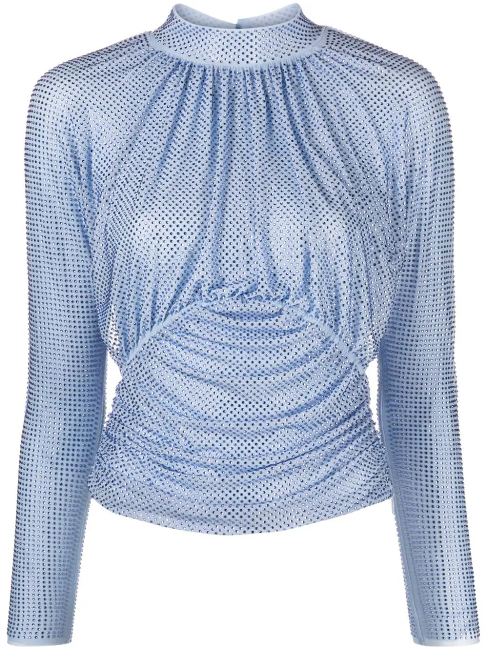 Rhinestone mesh top SELF PORTRAIT Blu | Grifo210