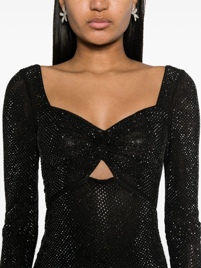 self portrait black rhinestone dress SELF-PORTRAIT main image 0