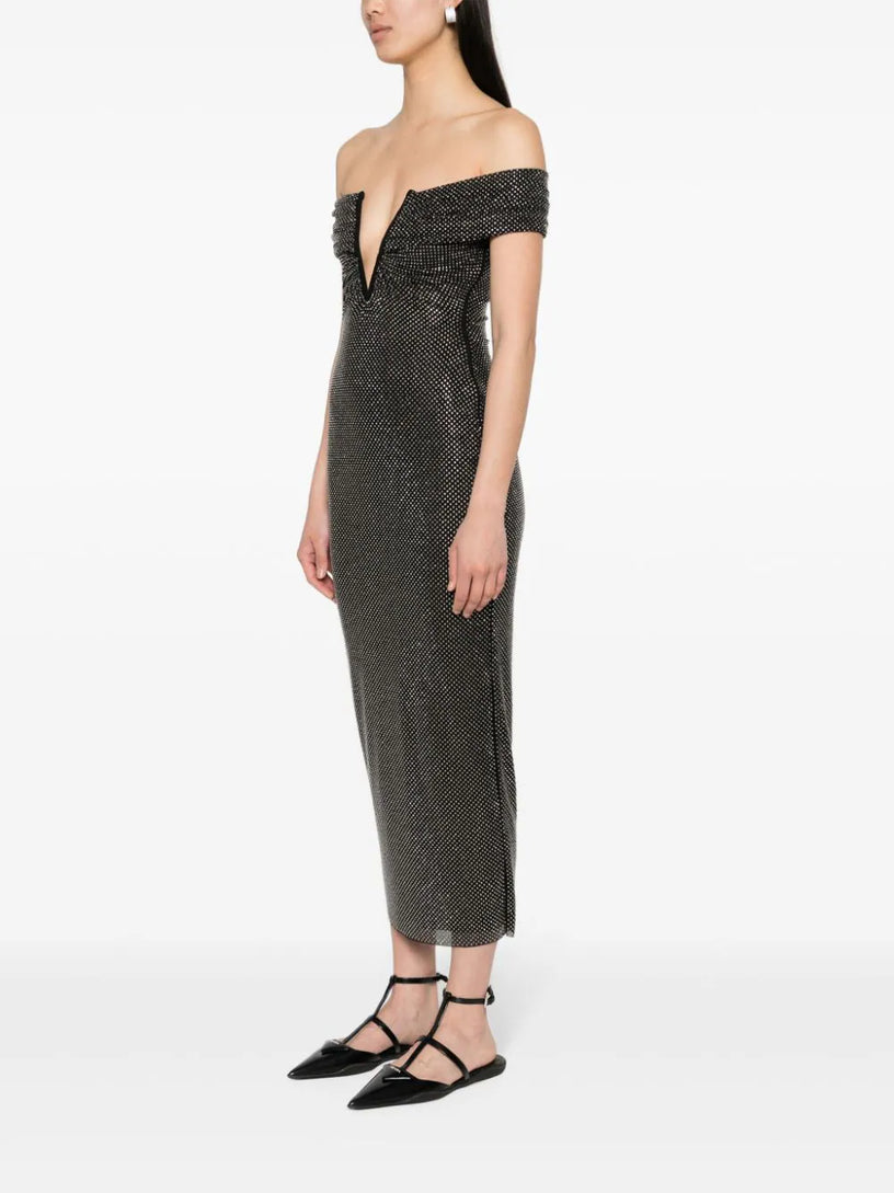 Rhinestone midi dress