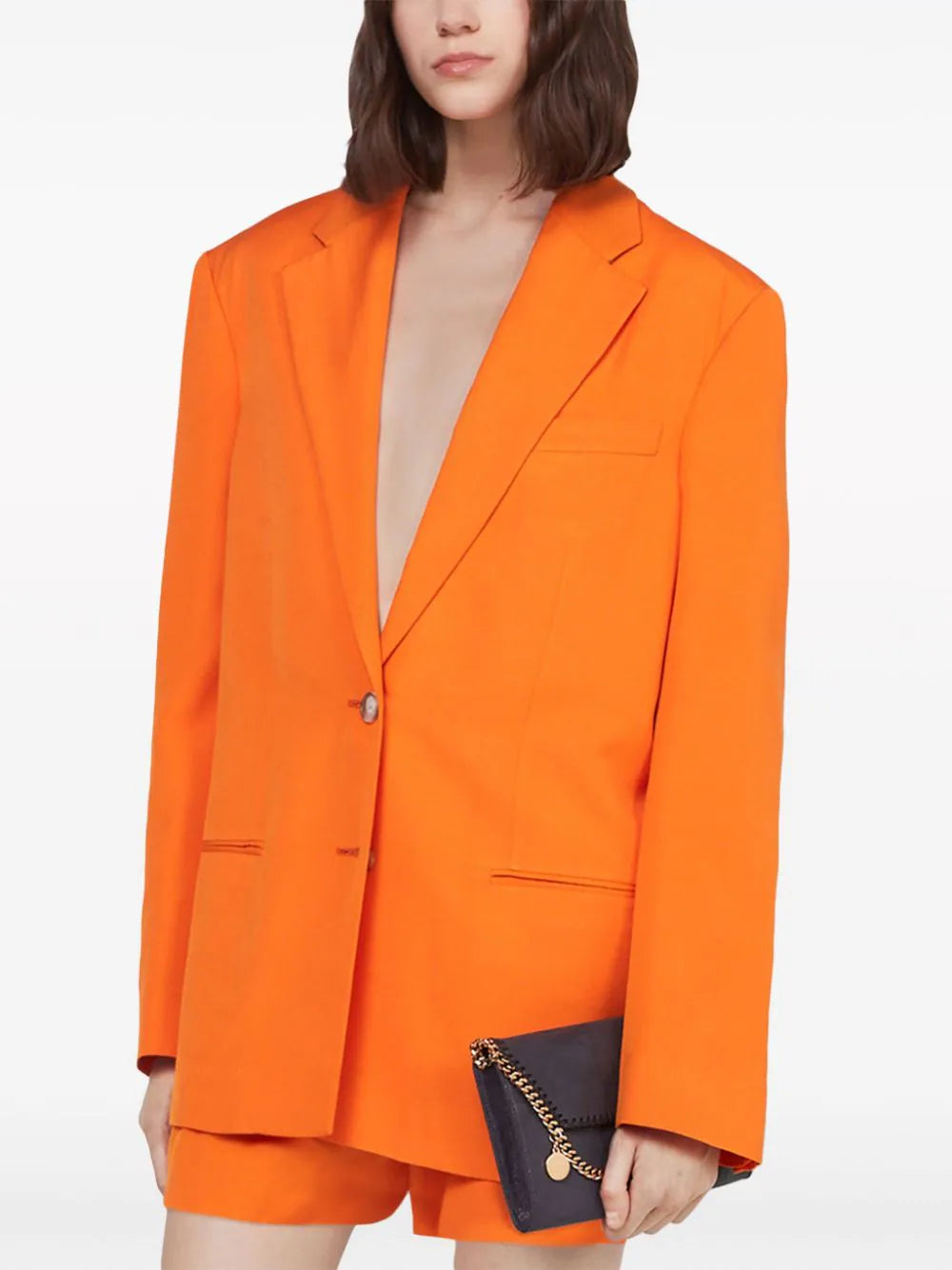 Oversized Single-Breasted Blazer