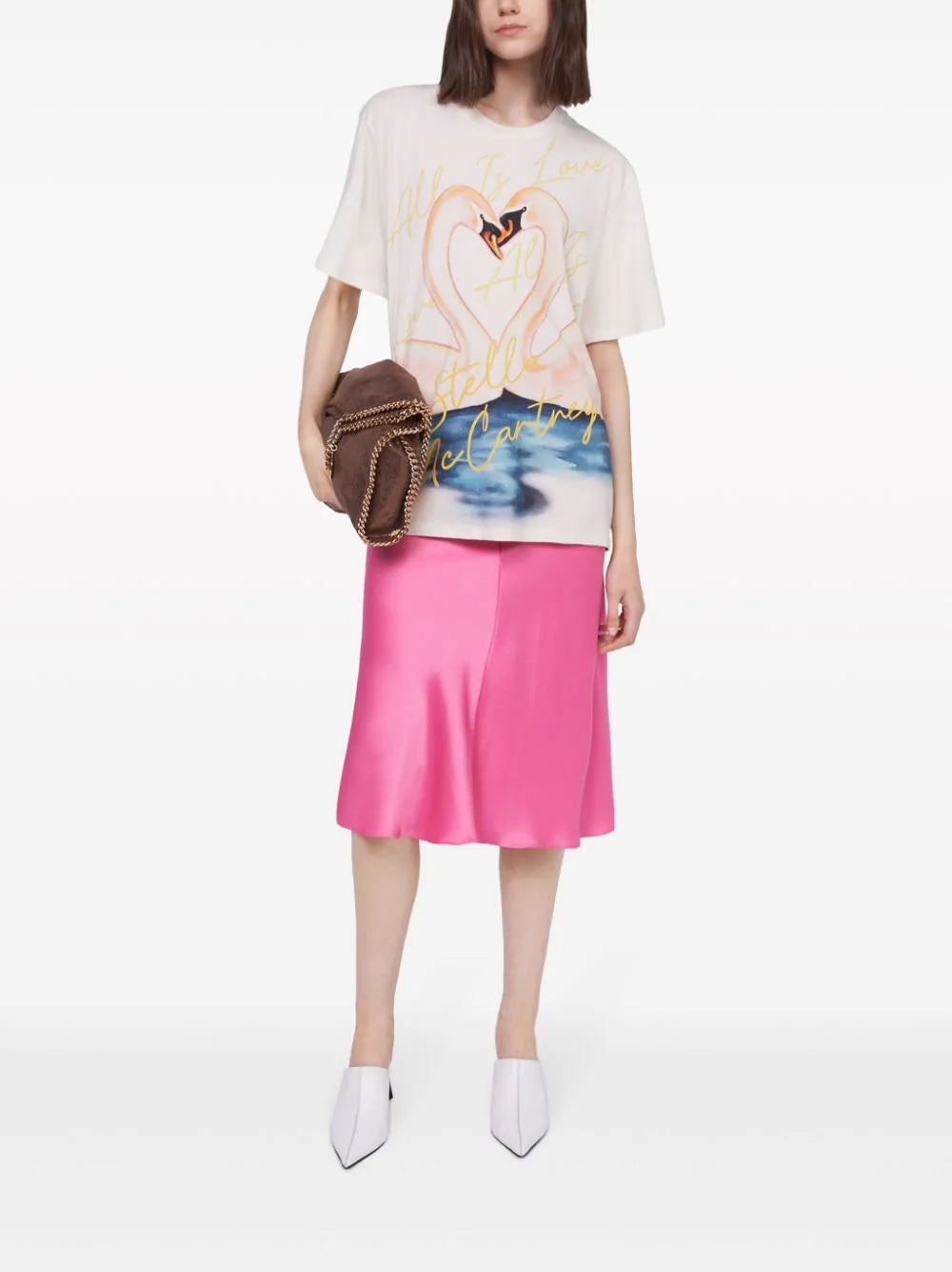 Kissing Swans Oversized T-Shirt