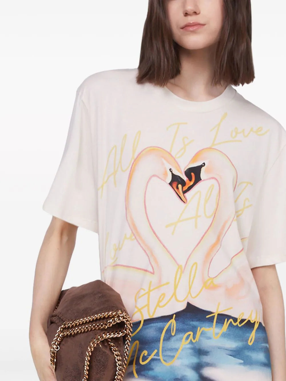 Kissing Swans Oversized T-Shirt