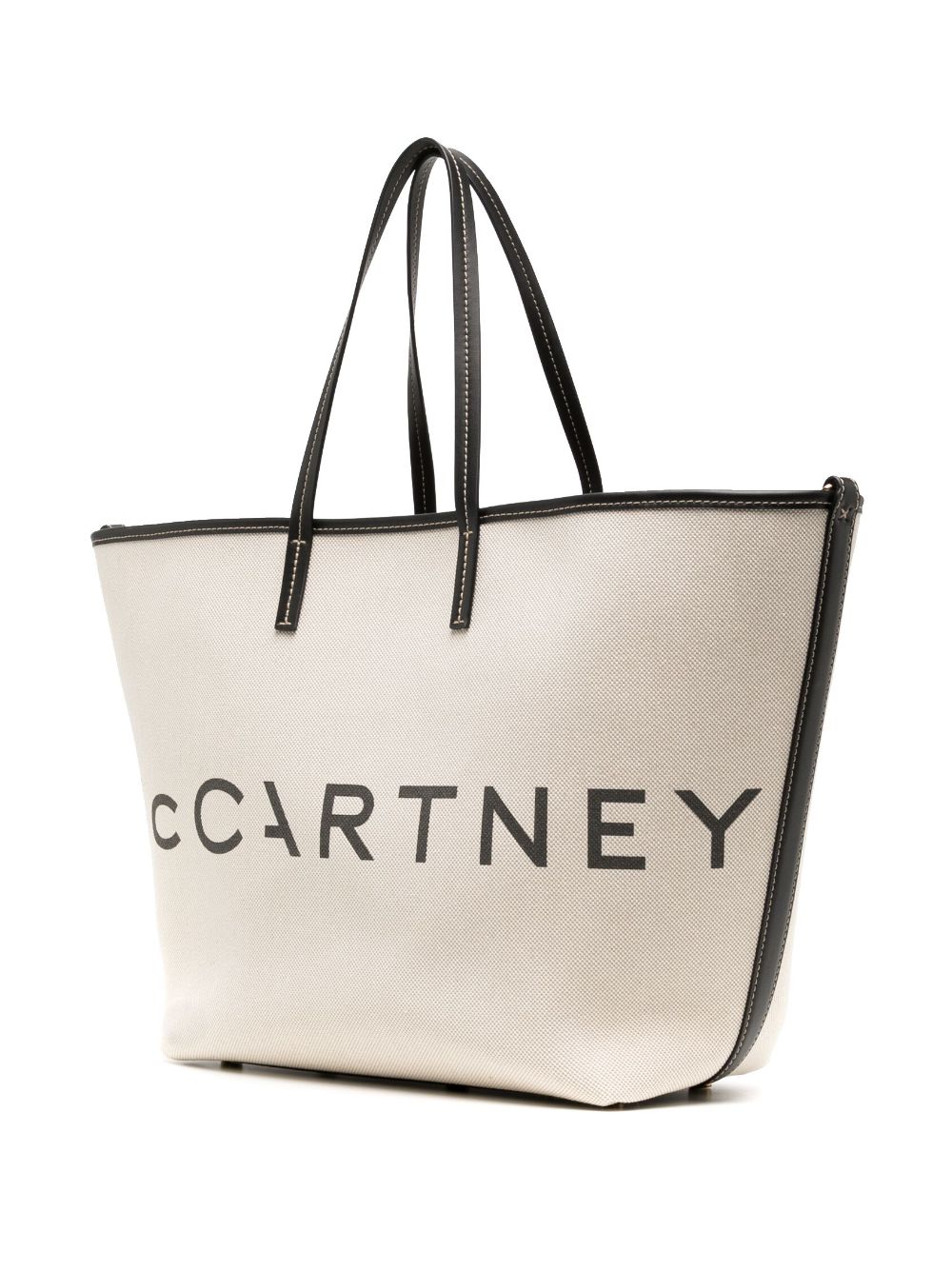 Logo Canvas Beach Tote Bag