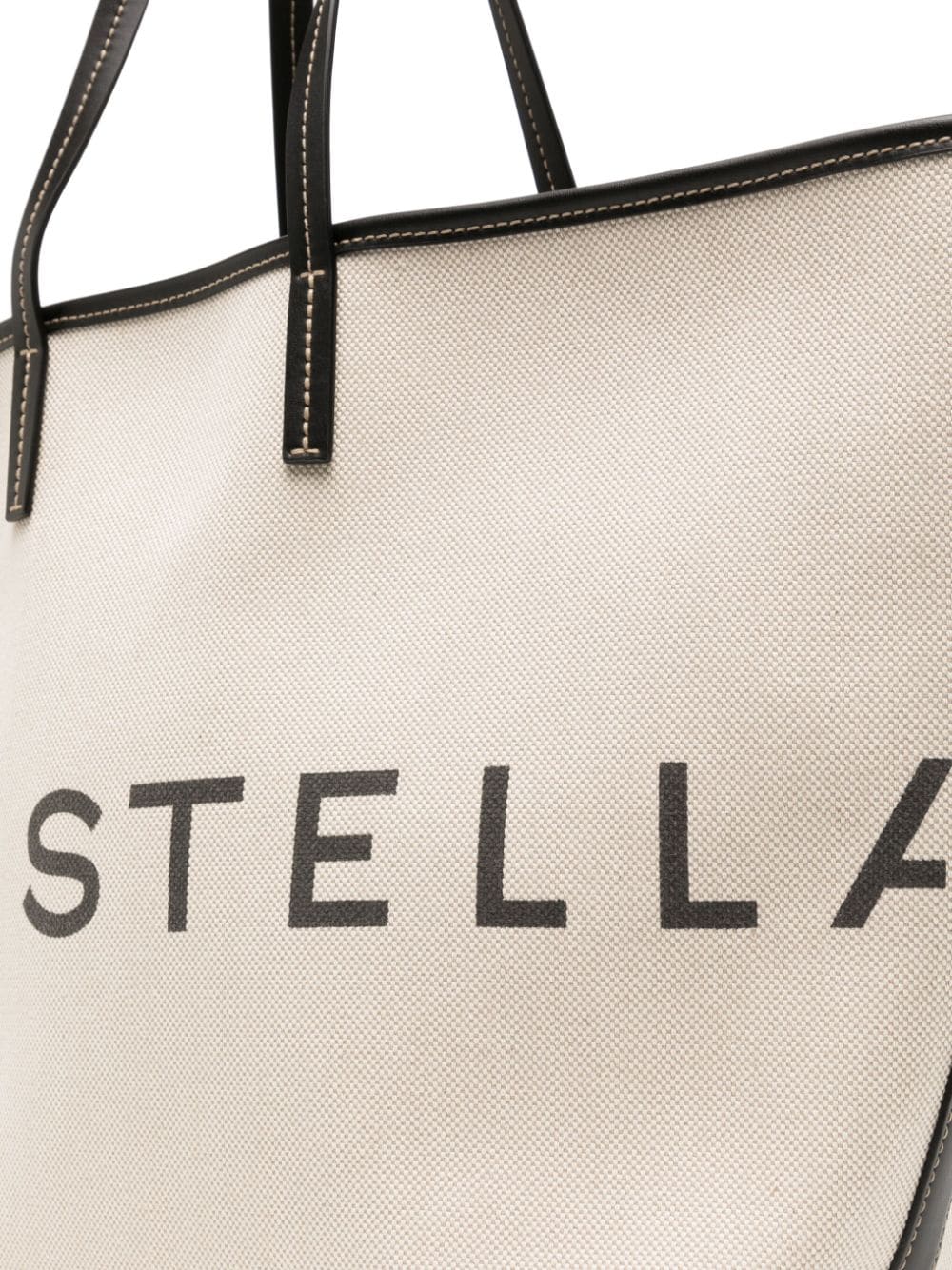 Logo Canvas Beach Tote Bag