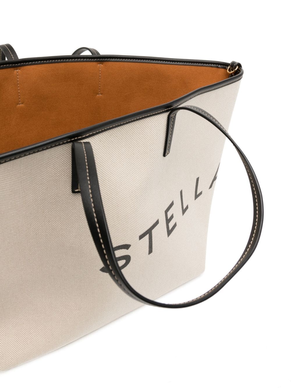 Logo Canvas Beach Tote Bag