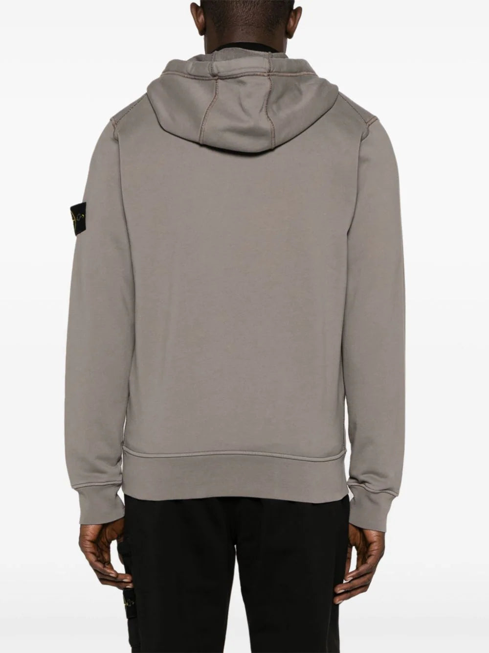 Full-zipper hooded sweatshirt