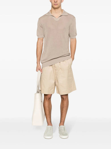 Crochet polo shirt
