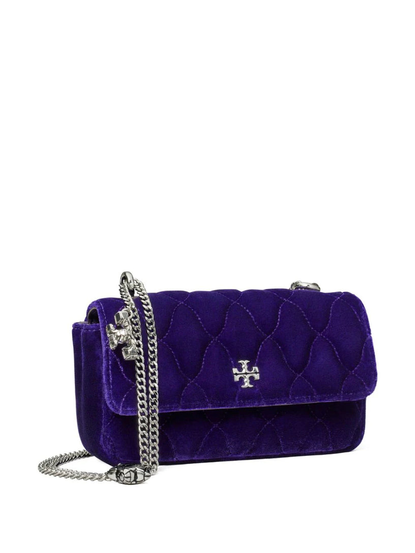 Kira Velvet mini flap bag