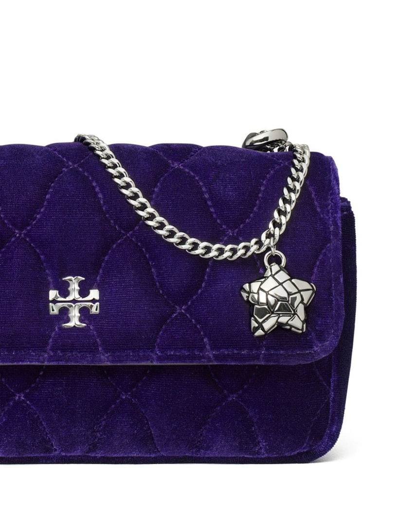 Kira Velvet mini flap bag