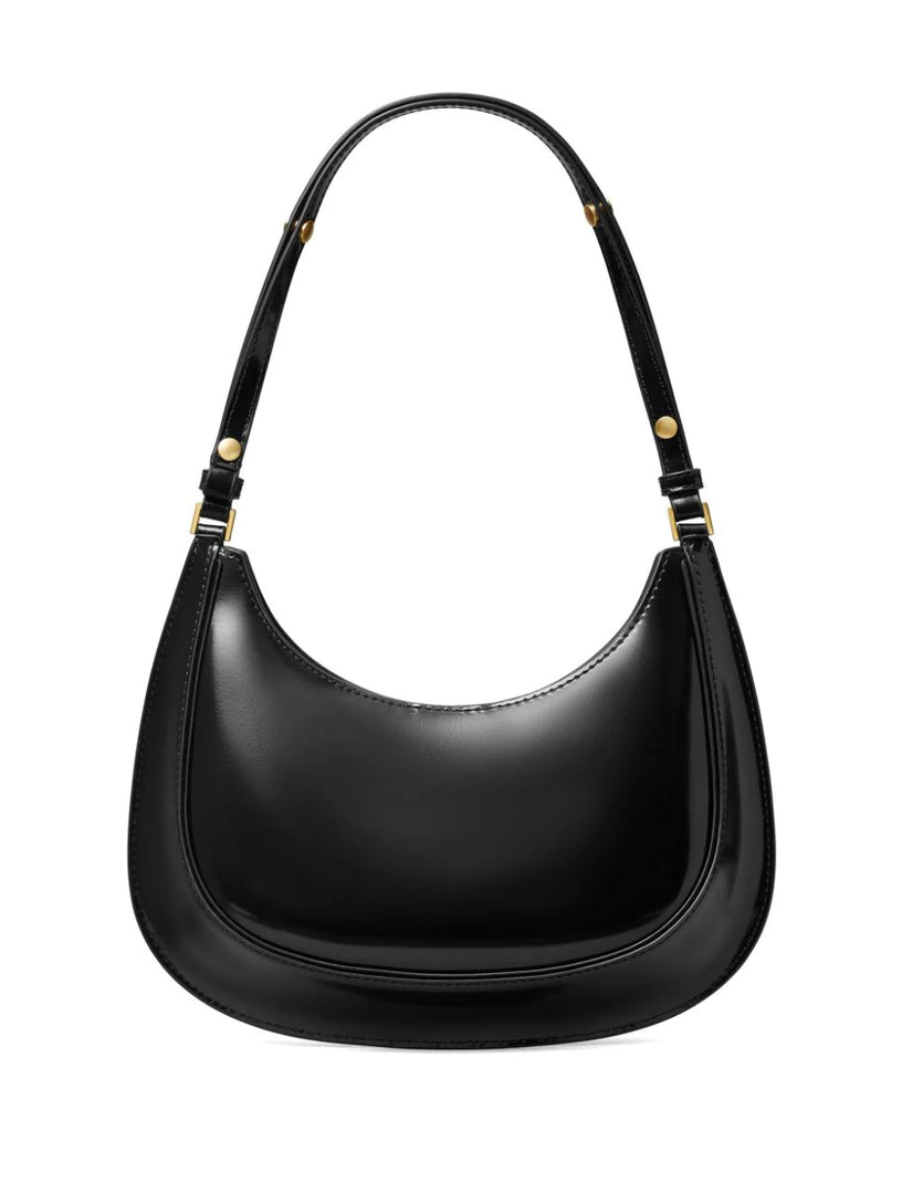 Robinson crescent bag in brushed leather