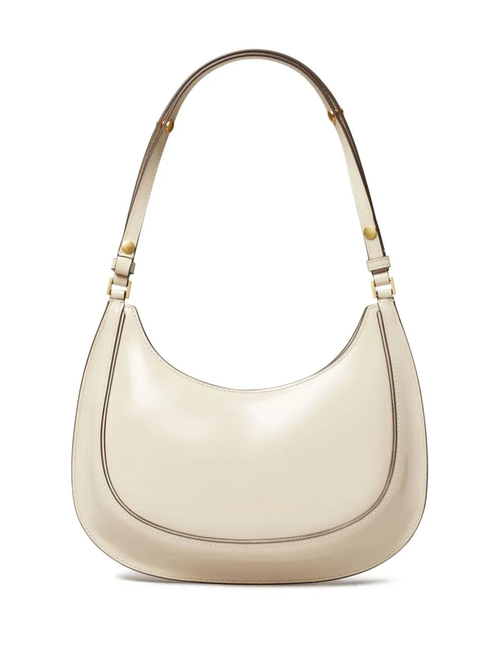 Robinson crescent bag in brushed leather