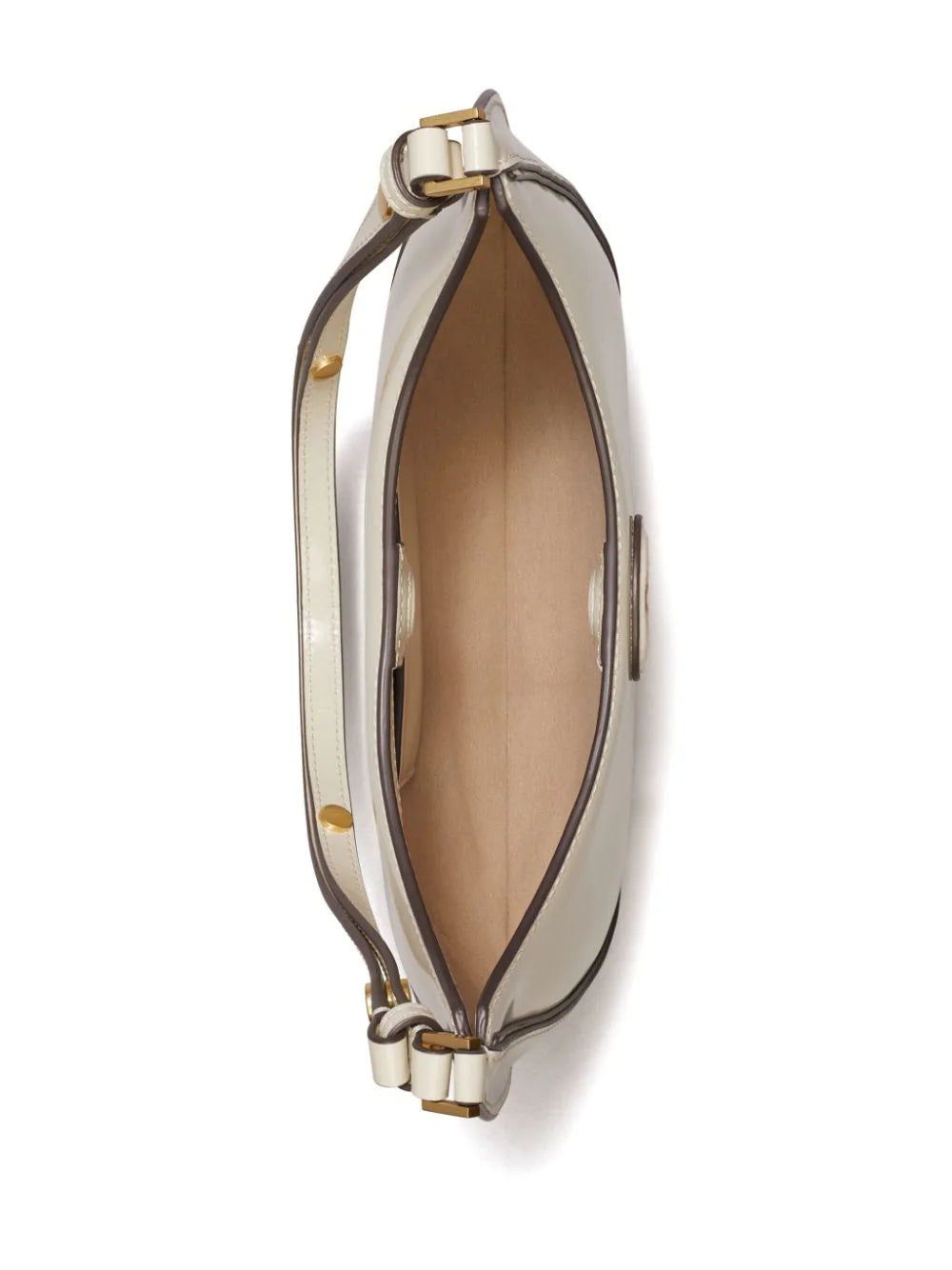 Robinson crescent bag in brushed leather