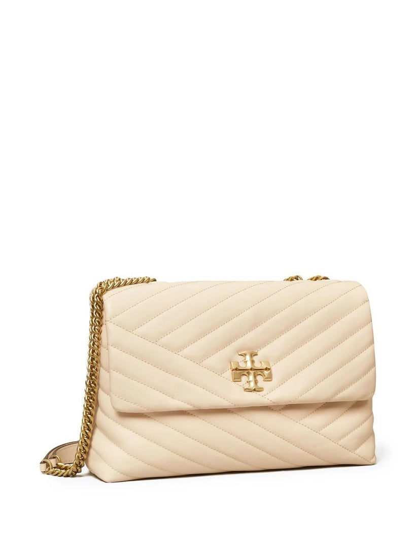 Shoulder bag convertible Kira in Chevron