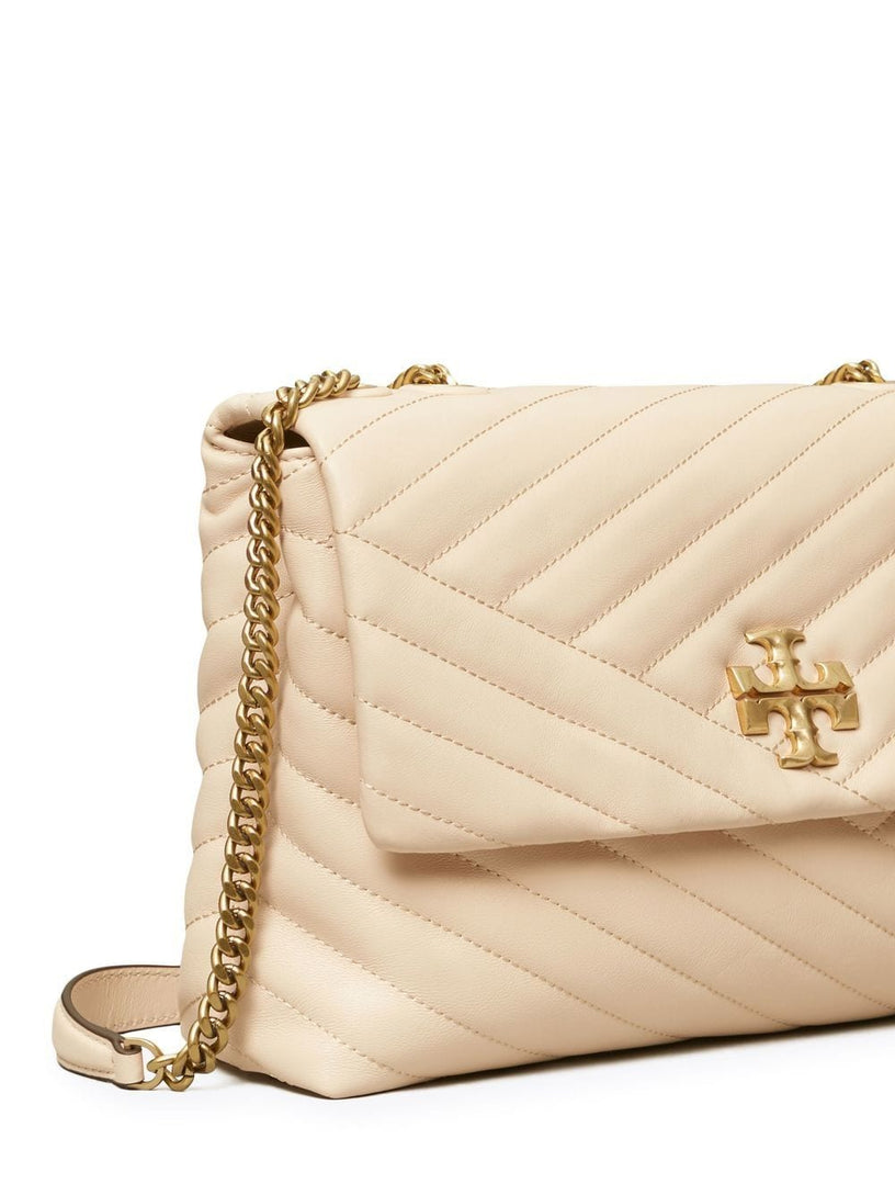 Shoulder bag convertible Kira in Chevron