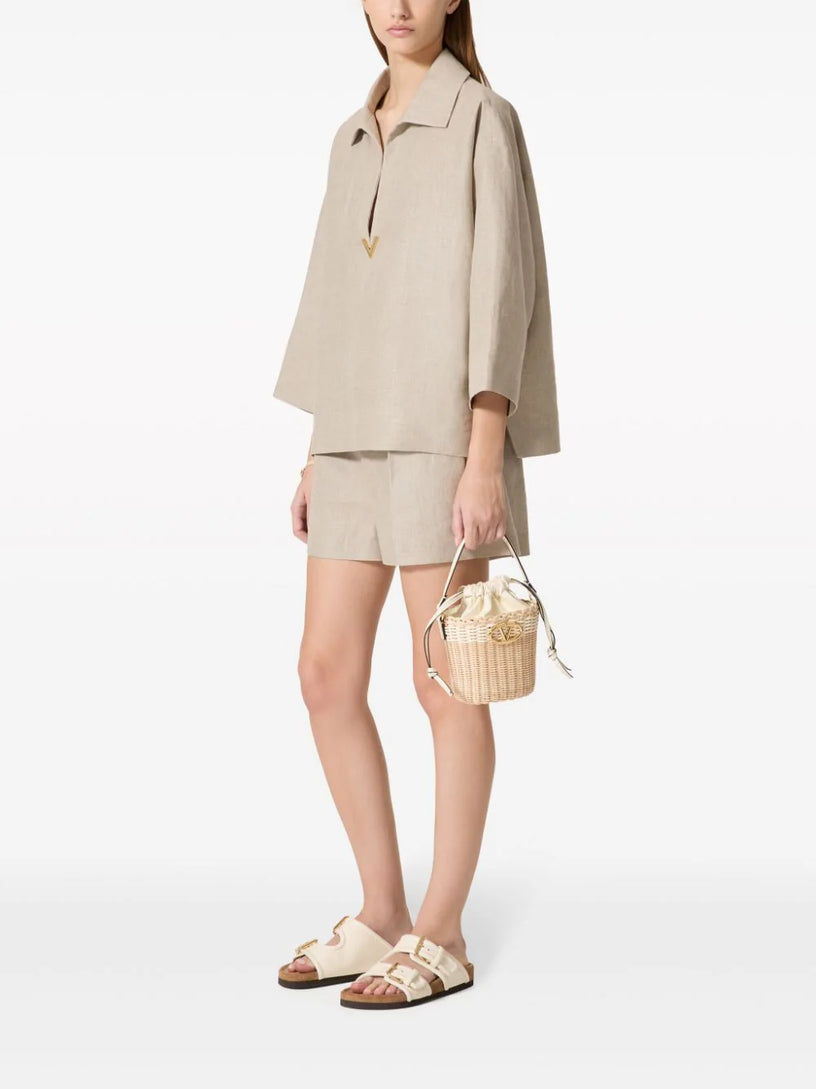 Linen Canvas Top