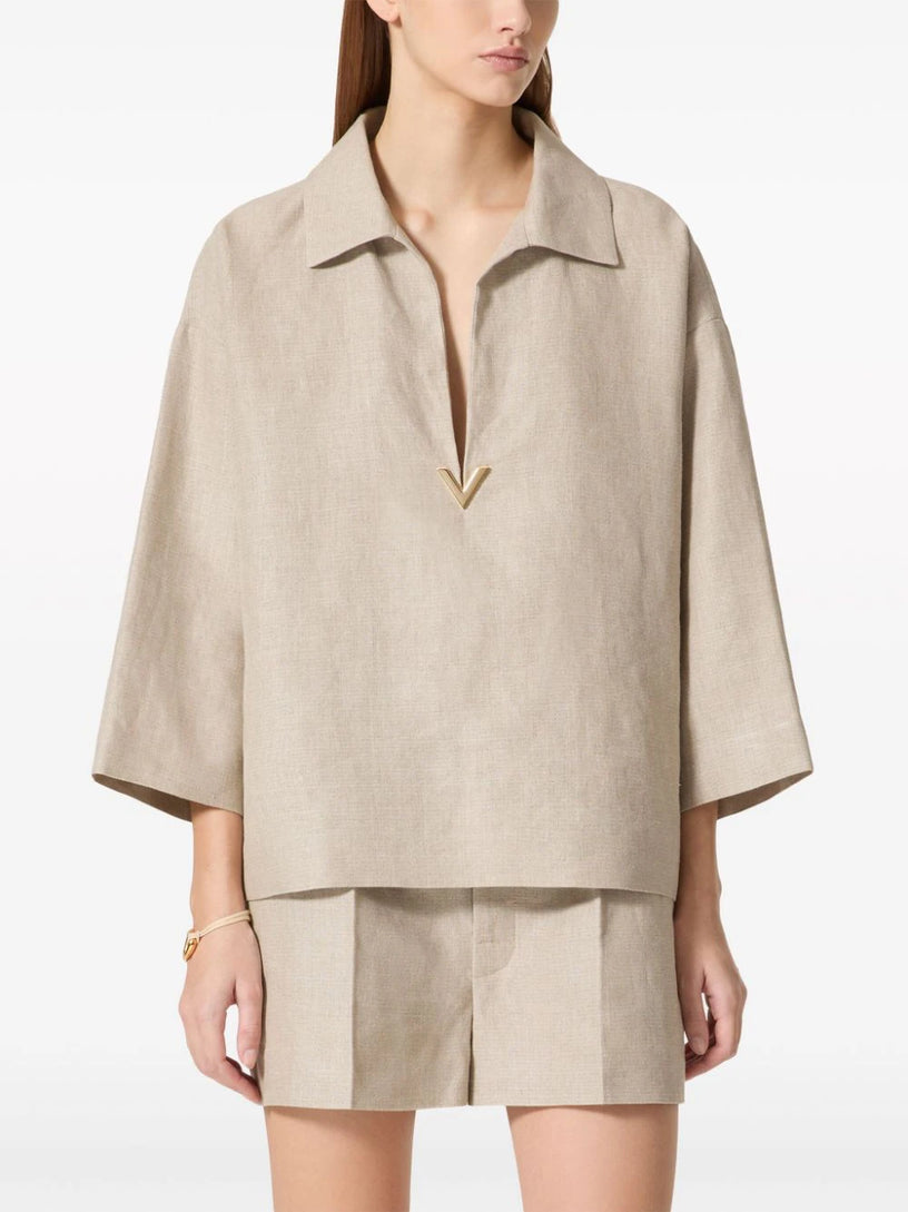 Linen Canvas Top