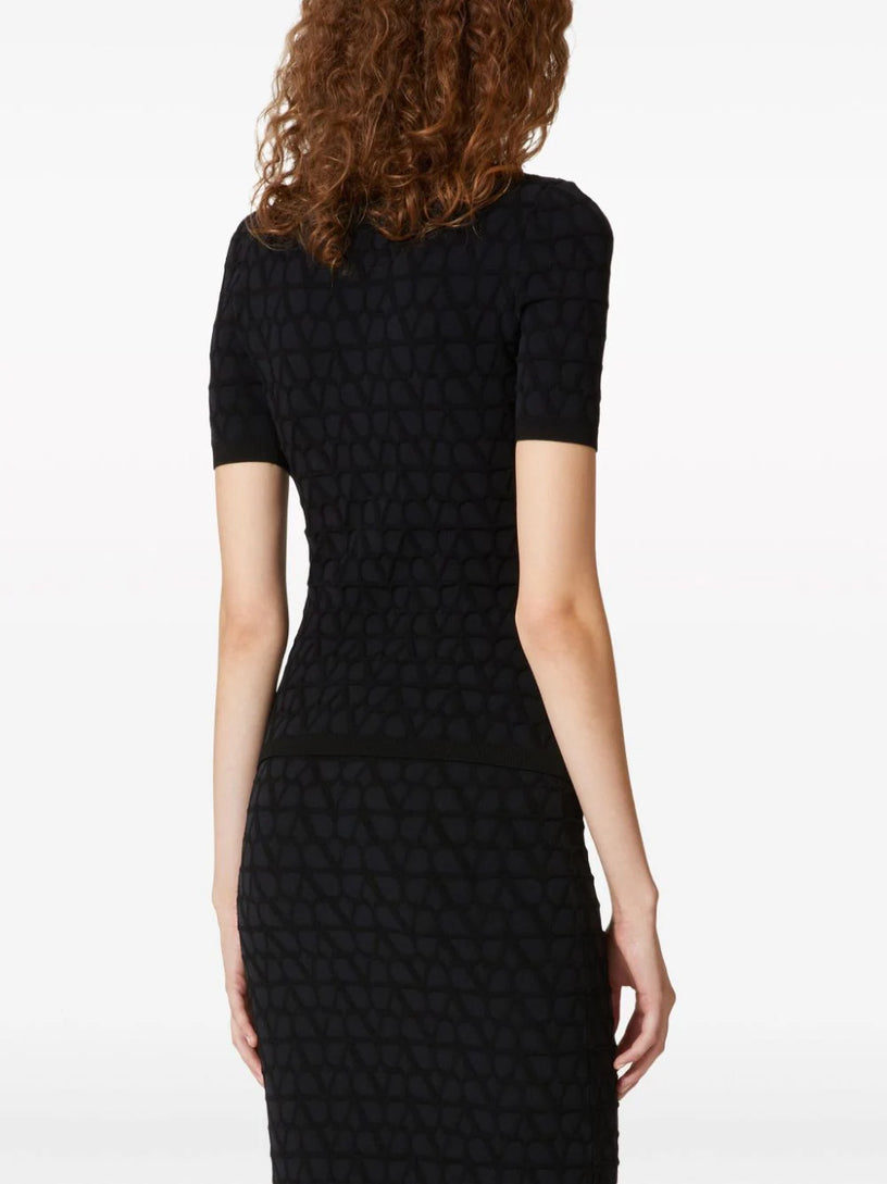 Stretched Viscose Toile Iconographe sweater