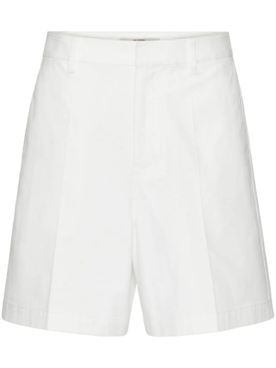 Bermuda shorts with rubberised v detail