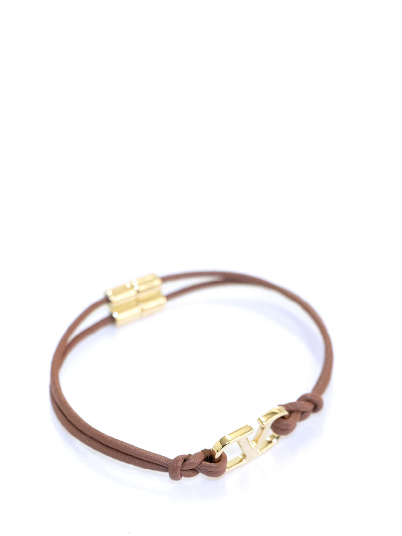 VLogo Signature leather bracelet