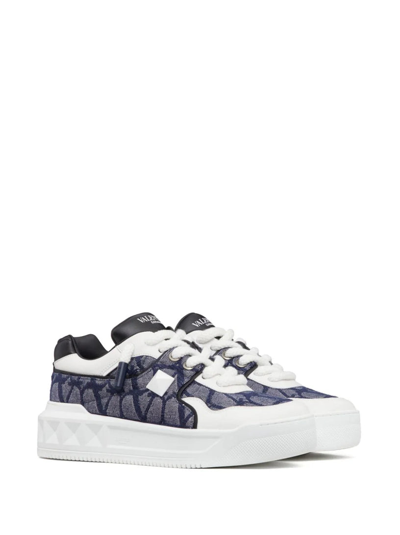 ONE STUD XL Low Sneaker in Toile Iconographe