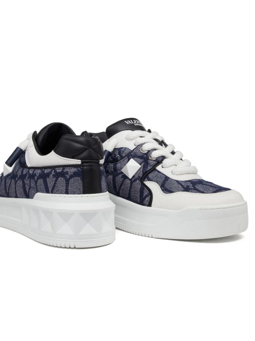 ONE STUD XL Low Sneaker in Toile Iconographe