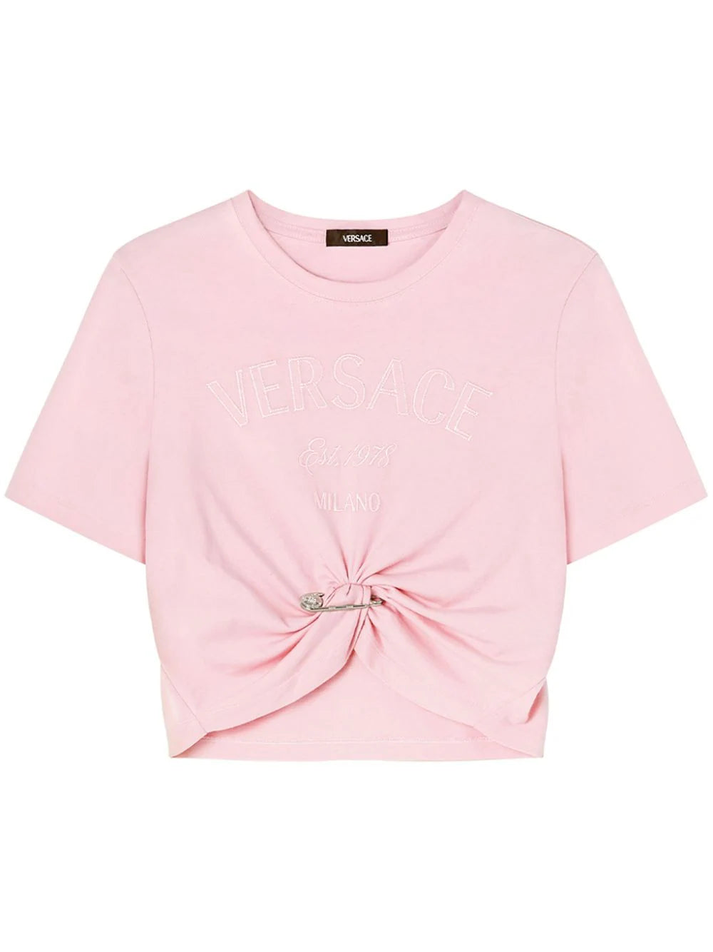 Versace Milano Stamp Crop T-shirt