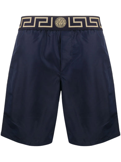 Greca border beach shorts