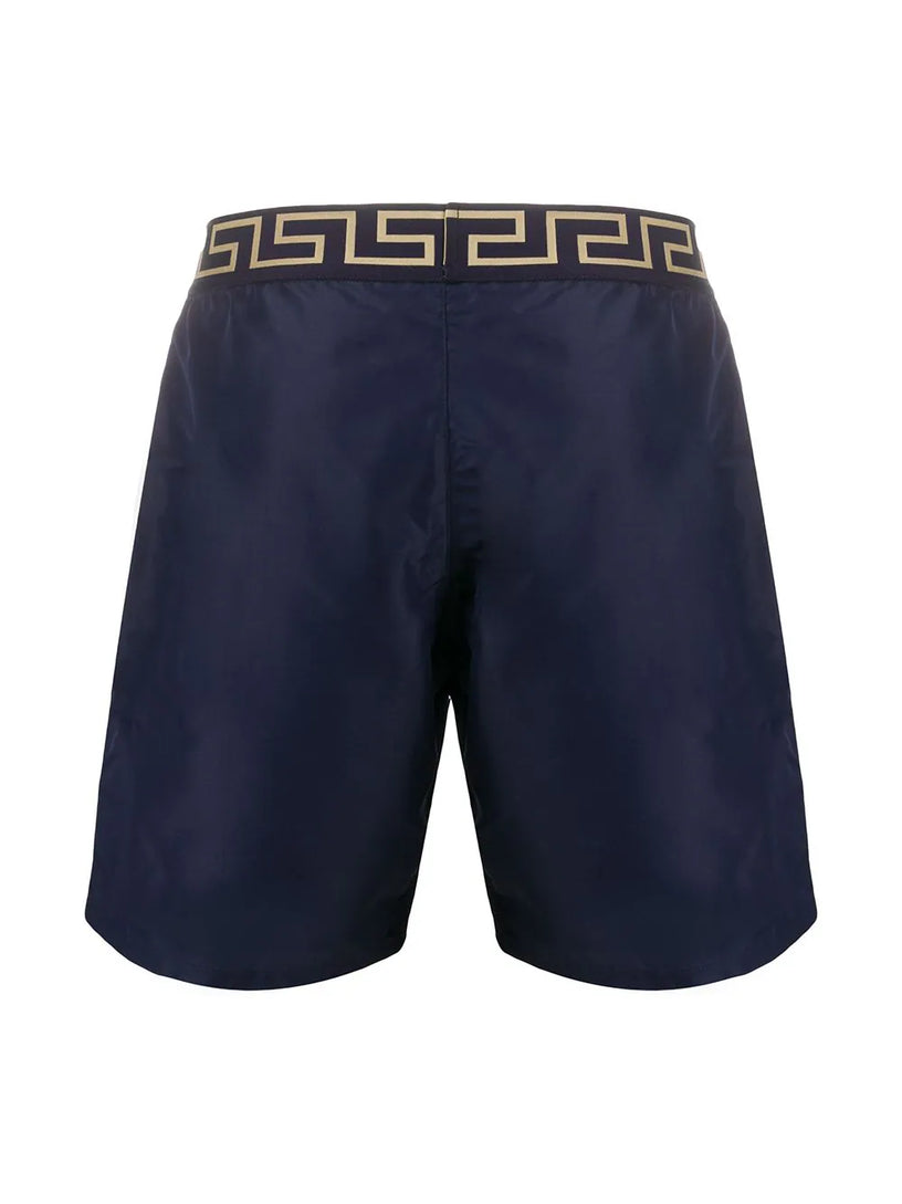 Greca border beach shorts