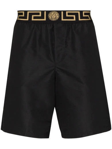 Greca border beach shorts