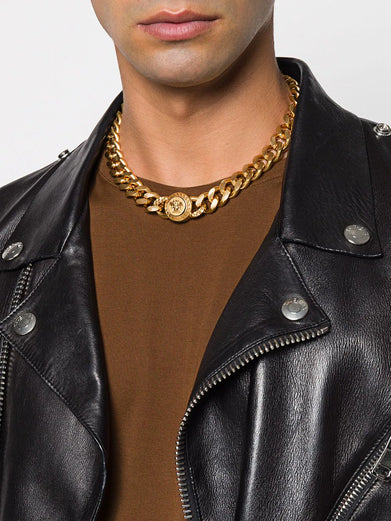 Medusa necklace with chain
