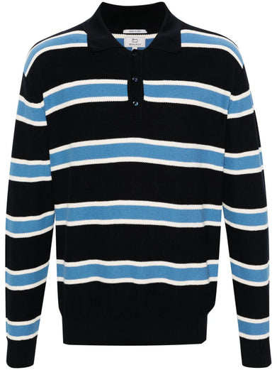 Striped Knitted Polo