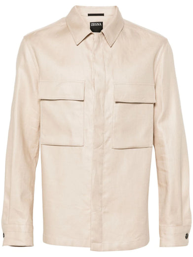 Linen overshirt