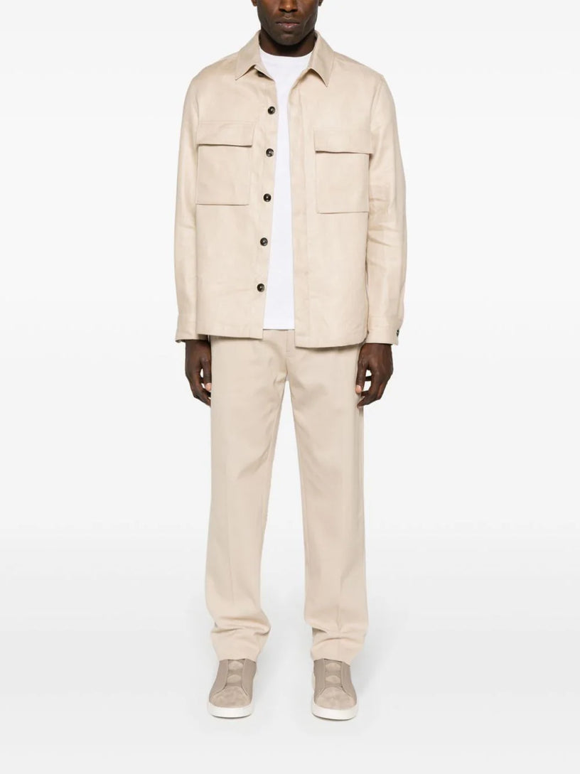 Linen overshirt