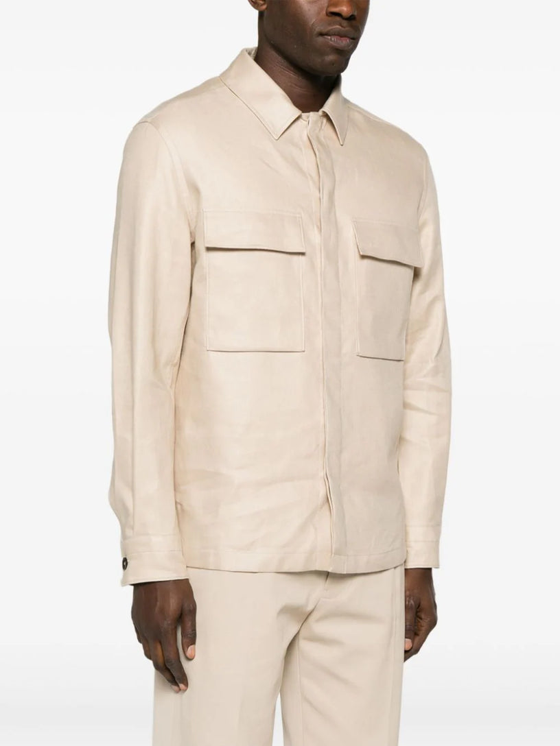 Linen overshirt