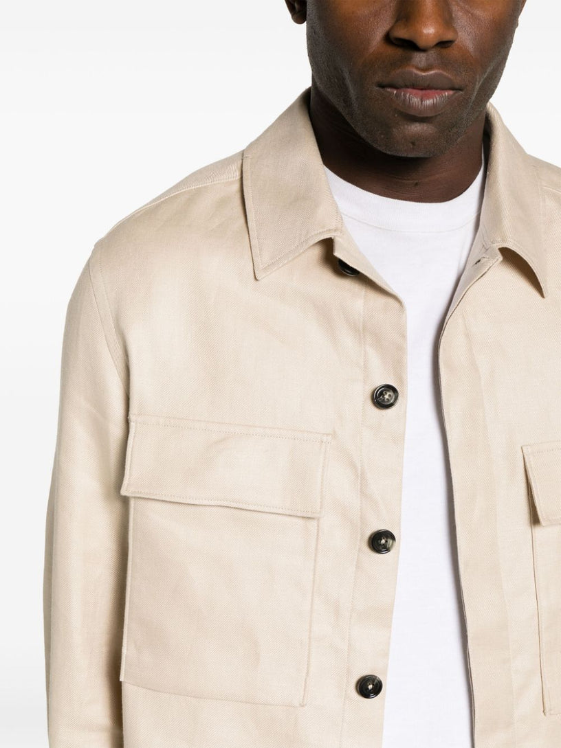 Linen overshirt