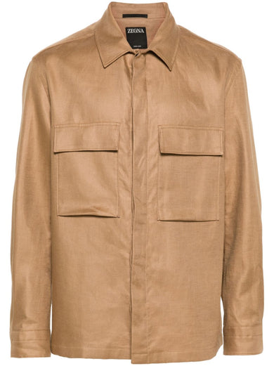 Linen overshirt