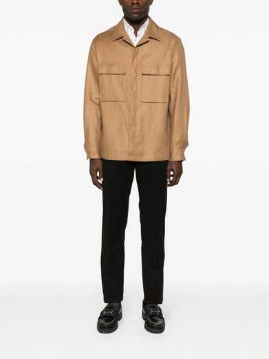 Linen overshirt