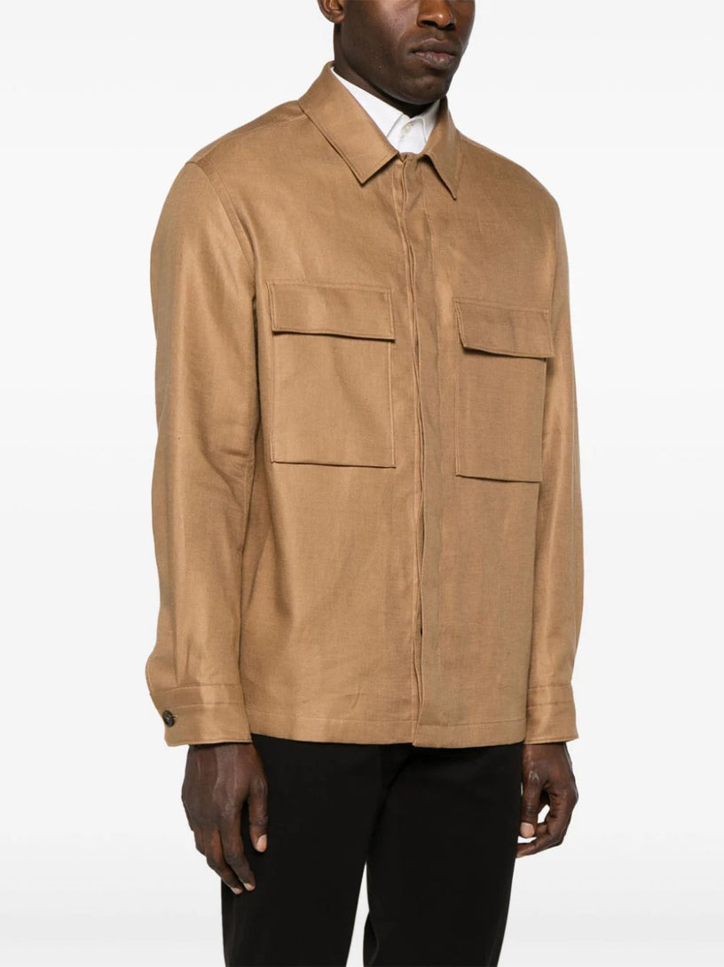 Linen overshirt