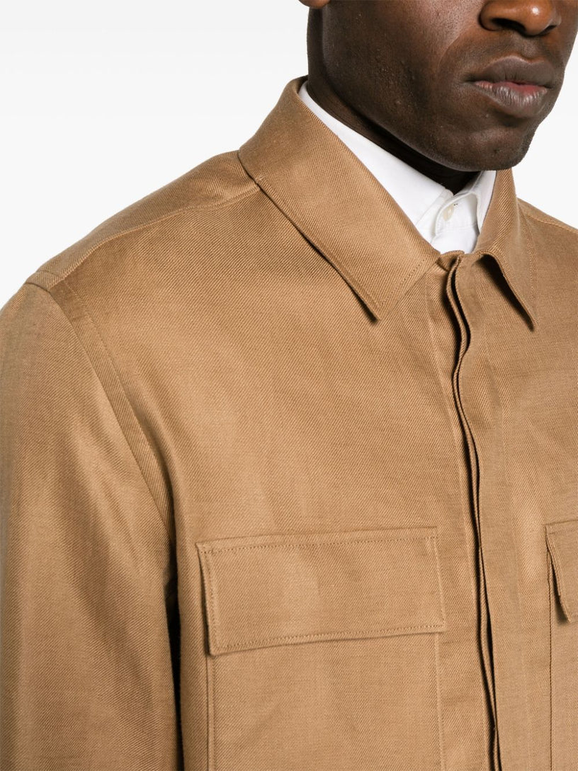 Linen overshirt