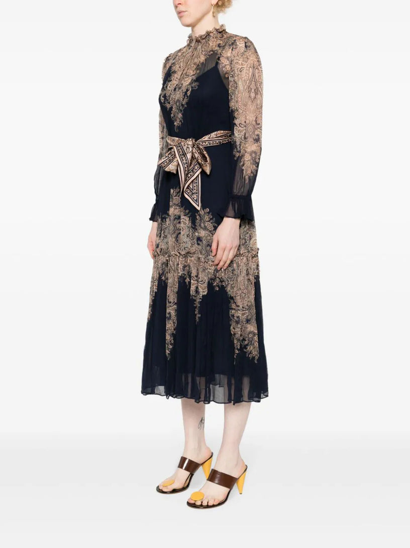 natura midi dress zimmermann Natura Midi Dress ZIMMERMANN Blu