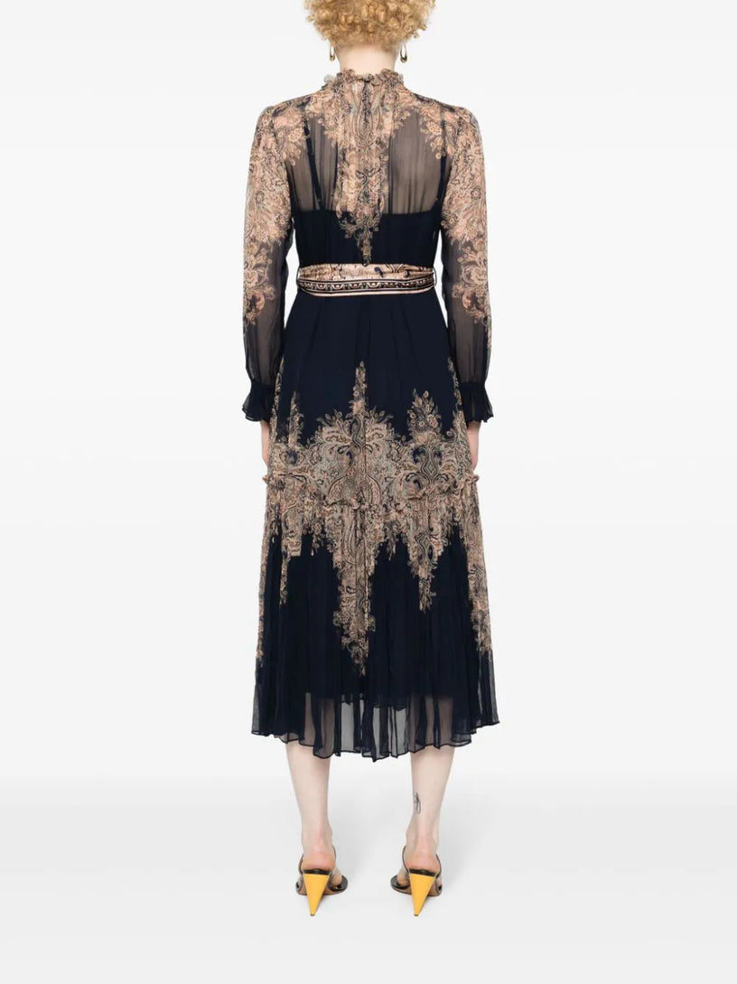 Natura Midi Dress ZIMMERMANN Blu