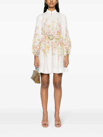Matchmaker Buttoned Mini Dress