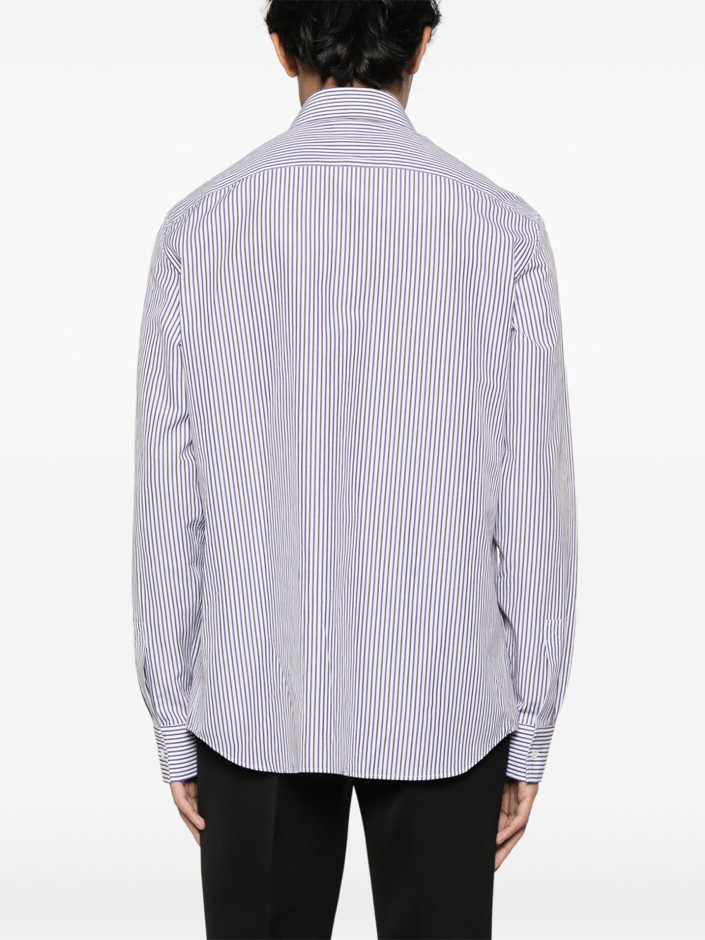 Shirt Bi colour thin stripe