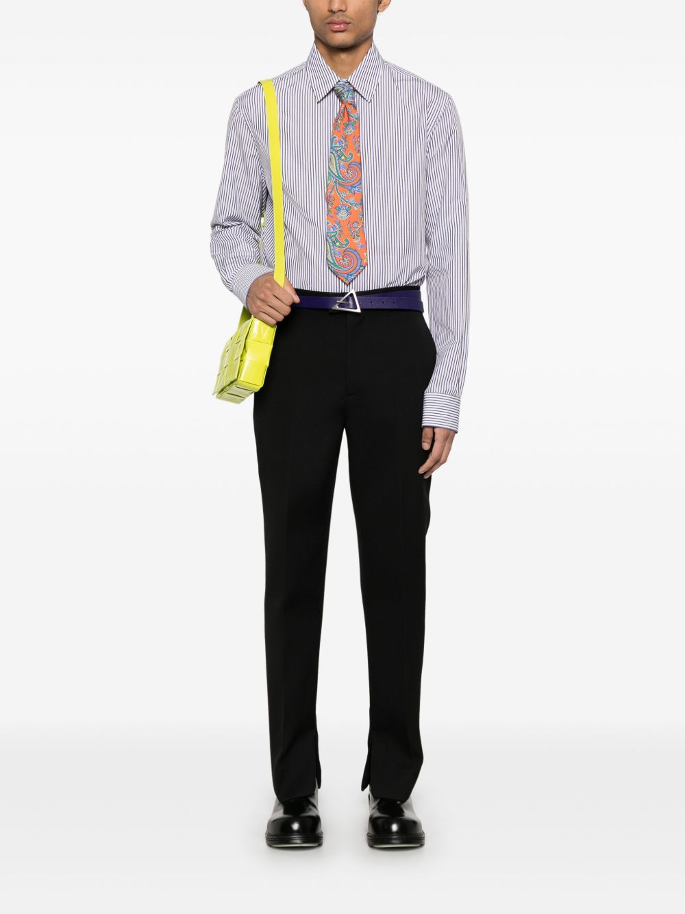 Shirt Bi colour thin stripe