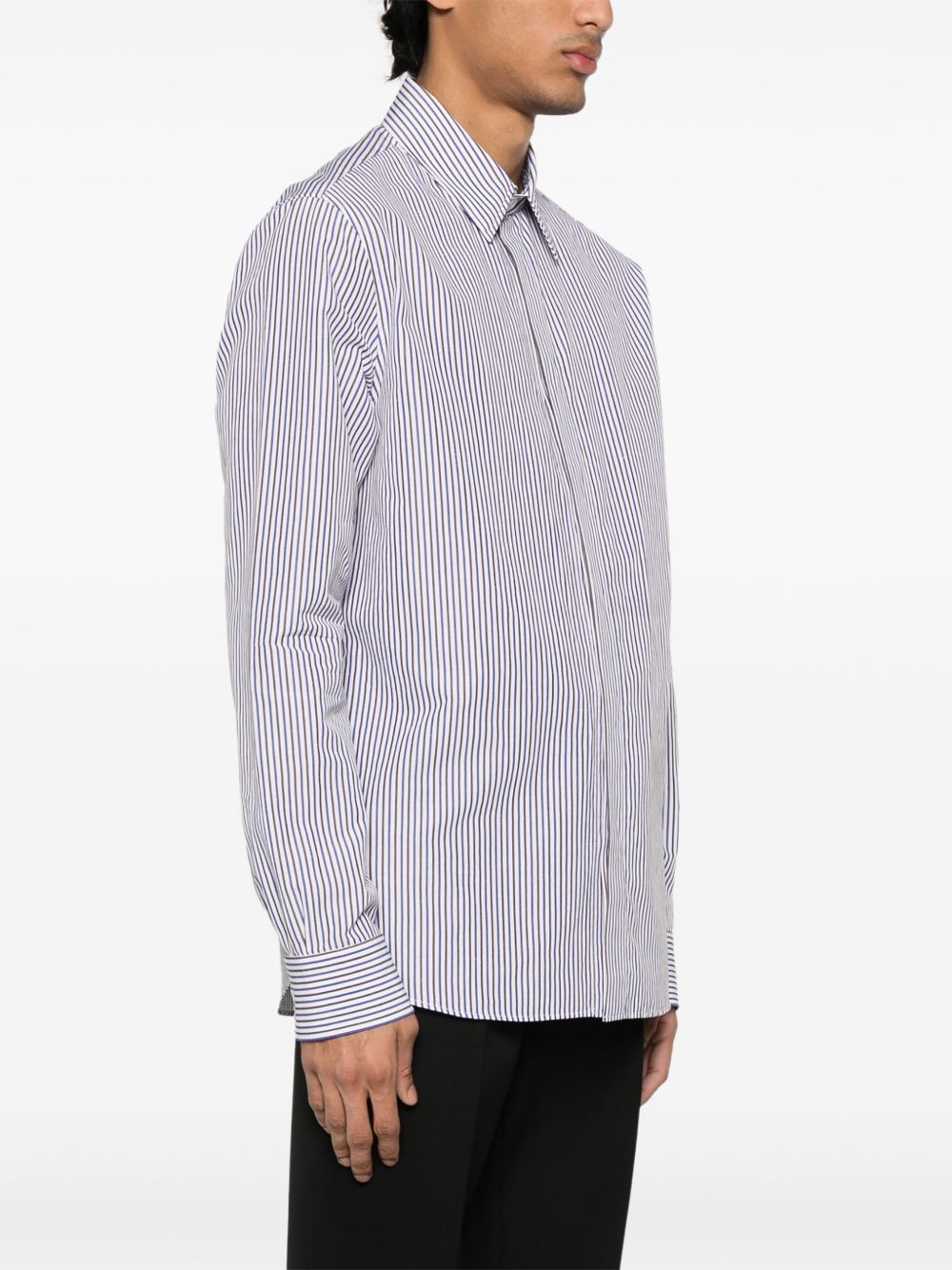 Shirt Bi colour thin stripe