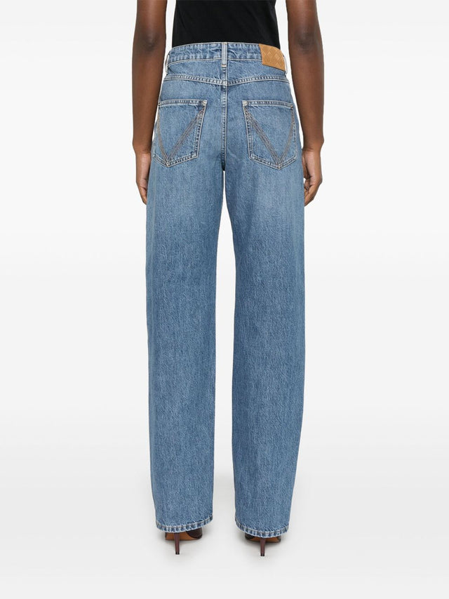 Vintage Indigo cuffed jeans